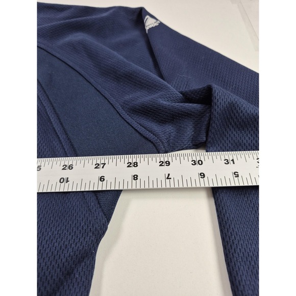 New York Yankees Sweater Mens XL Navy MLB Baseball Pullover Majestic Therma Base - Picture 10 of 13